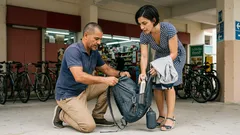 Need a backup bag that won’t take up space? DAISO’s compact foldable backpack has a few smart touches