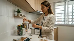 Why a rotating pen holder belongs in your instant coffee corner