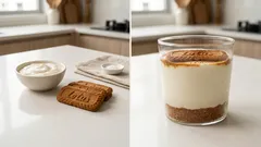 No-Bake Biscoff Yogurt Cups—A Creamy, Cheesecake-Style Treat with Just 2 Ingredients