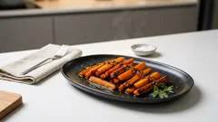 Carrot Spice Sauté: crisp-tender carrots with caramelized edges and a chili-herb kick