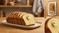 10-Minute Microwave Rice Flour Bread With a Cozy Corn Potage Twist