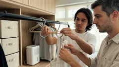 S-Hooks Keep Slipping Off the Closet Rail? A Quick Rubber Band Fix That Lasts